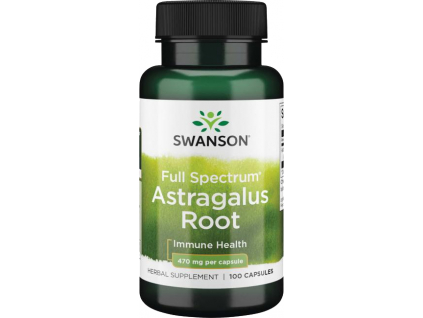 Swanson Astragalus Root (Kozinec), 470 mg, 100 kapsúl