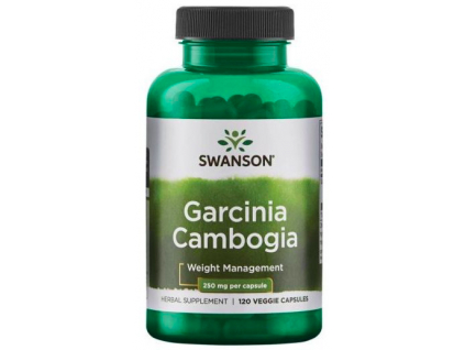 Swanson Garcinia Cambogia, 250 mg, 120 rastlinných kapsúl