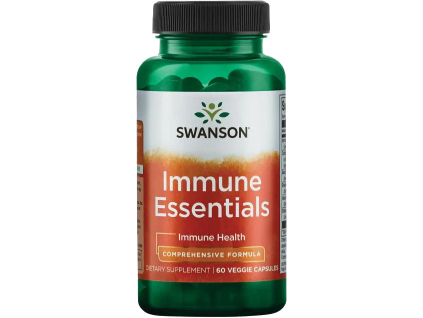Swanson Immune Essentials, 60 rastlinných kapsúl