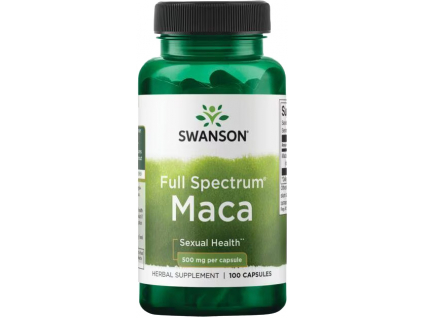 Swanson Maca Peruánská (Lepidium meyenii), 500 mg, 100 kapsúl