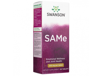 Swanson SAMe, S-Adenosyl L-Methionine, 200 mg, 60 tabliet