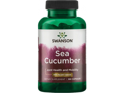 Swanson Sea Cucumber, 500 mg, 100 kapsúl