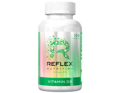 Reflex Vitamin D3, 2000 IU, 100 kapsúl