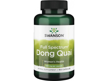 Swanson Dong Quai, Angelika čínska, 530 mg, 100 kapsúl