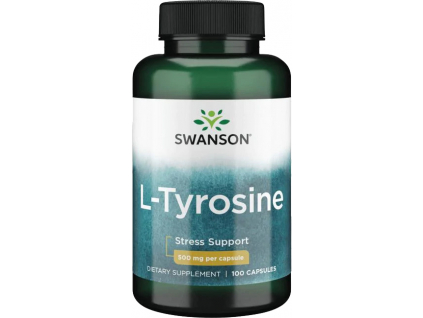Swanson L-Tyrosine, 500 mg, 100 kapsúl