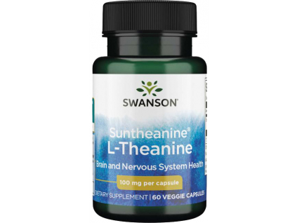 Swanson L-Theanin Suntheanine, 100 mg, 60 kapsúl