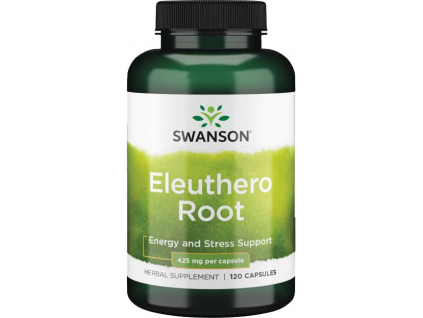 Swanson Eleuthero Root, Všehojovec štetinatý, 425 mg, 120 kapsúl