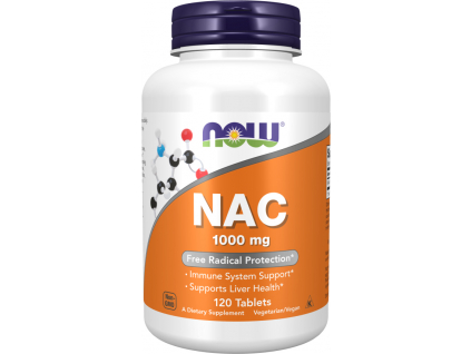 NOW FOODS N-Acetyl Cysteine, NAC, 1000 mg, 120 tabliet