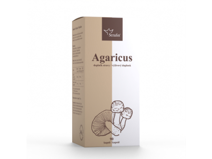 Serafin Agaricus s Skorocelom, 40% polysacharidov, 90 kapsúl