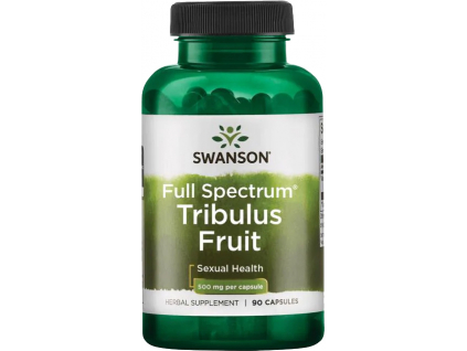 Swanson Tribulus Fruit, Plod Kotvičníka, 500 mg, 90 kapsúl