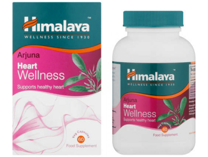 Himalaya Arjuna Heart Wellness, Vrcholiak - Zdravie srdca, 250 mg, 60 rastlinných kapsúl