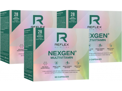 Reflex Nexgen® Multivitamín 2+1, 60 kapsúl