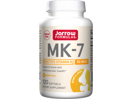 Jarrow Vitamín K2 MK-7, 90 ug, 120 softgel kapsúl