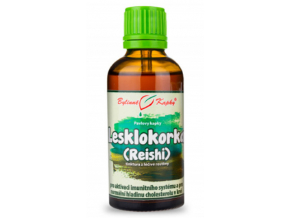 Bylinné kvapky Lesklokôrovka (reishi) - tinktúra, 50 ml