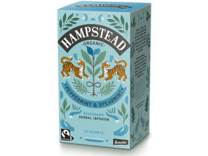 Hampstead BIO Mätový čaj bez kofeínu, 20 vrecúšok