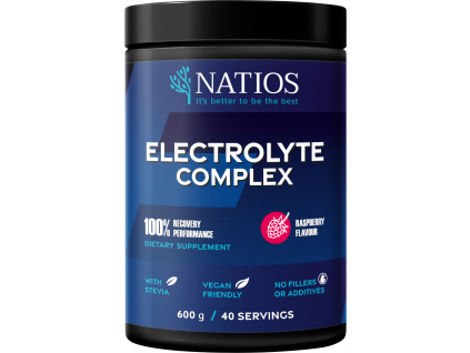 NATIOS Electrolyte Complex, Elektrolyt komplex, Malina, 600 g