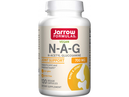 Jarrow N-A-G, N-Acetyl Glucosamine, 700 mg, 120 rastlinných kapsúl