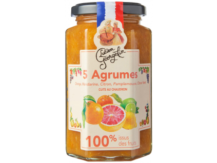 Lucien Georgelin Extra Marmeláda, Zmes 5 citrusov, 100% obsah ovocia, 300 g