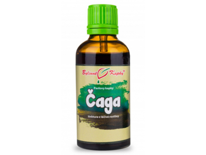 Bylinné kvapky Čaga (chaga, rezavec) - tinktúra, 50 ml