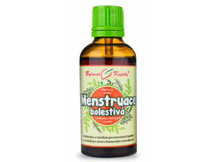 Bylinné kvapky Menštruácia B - tinktúra, 50 ml