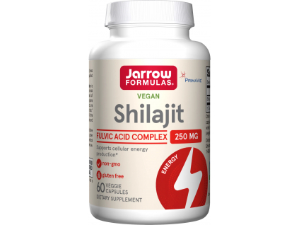 Jarrow Shilajit Fulvic Acid Complex, Komplex fulvovej kyseliny, 250 mg, 60 rastlinných kapsúl
