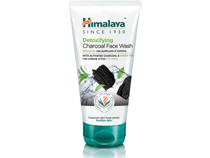 Himalaya Detoxifying Charcoal Face Wash, Mydlo na tvár s čiernym uhlím a zeleným čajom, 150 ml