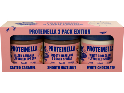 HealthyCo Proteinella 3 Pack Christmas Edition, 3x 200 g