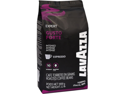 Lavazza Expert Gusto Forte, zrnková káva, 100% Robusta, 1 kg