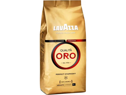 Lavazza Qualita Oro, zrnková káva, 100% Arabica, 1 kg