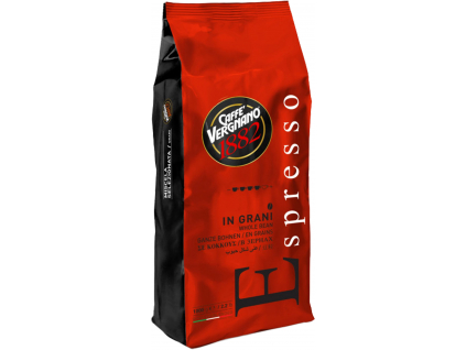 Vergnano Espresso, zrnková káva, Arabica a Robusta, 1 kg