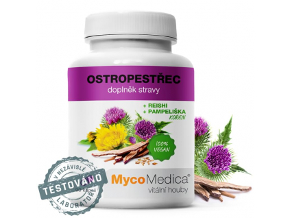 MycoMedica Pestrec Extrakt (Milk Thistle), 550 mg, 90 rastlinných kapsúl