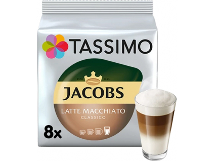 Tassimo Jacobs Latte Macchiato Classico, 8 porcií