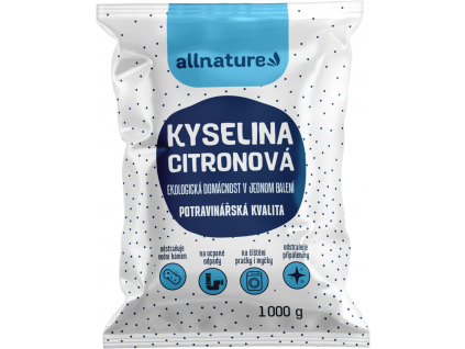 Allnature Kyselina citrónová, 1000 g