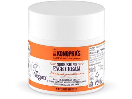 Dr. Konopka's Nourishing Face Cream, Výživný pleťový krém, 50 ml