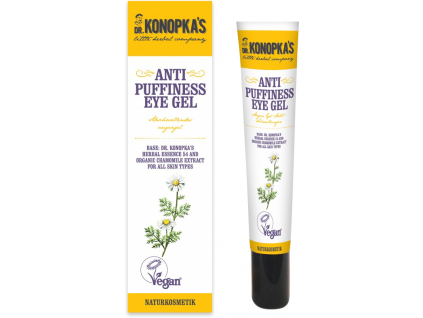 Dr. Konopka's Anti Puffiness Eye Gel, Očný gél proti opuchom, 20 ml