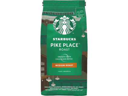 Starbucks Pike Place Roast, zrnková káva, 100% Arabica, 450 g