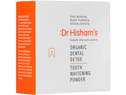 Dr Hisham's Organic Dental Detox, Prášok na bielenie zubov, 60 g