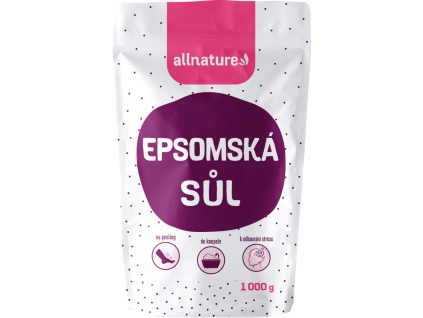Allnature Epsomská soľ, 1000 g