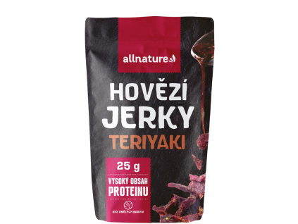 Allnature Beef Jerky, Teriyaki, 25 g