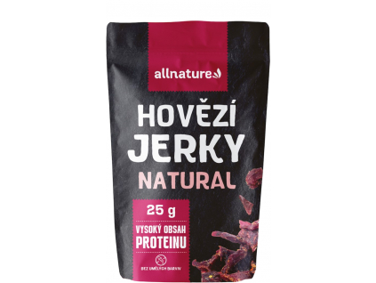 Allnature Beef Jerky, Natural, 25 g