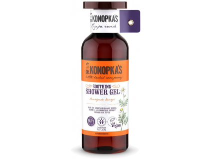 Dr. Konopka's Soothing Shower Gel, Upokojujúci sprchový gél, 500 ml