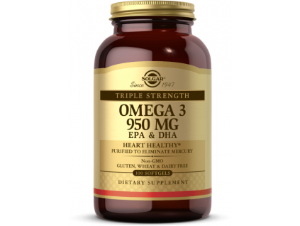Solgar Omega-3 Triple Strength, 950 mg, 100 softgel kapsúl