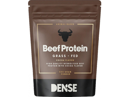 Dense Beef Protein, Grass-Fed, Hovädzí proteín, Kakao, 500 g