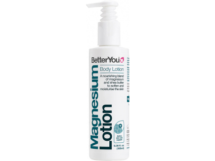 BetterYou Magnesium Body Lotion, Magnéziové telové mlieko, 180 ml