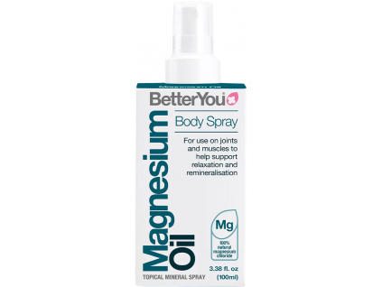 BetterYou Magnesium Oil Body Spray, Magnesiový telový olej v spreji, 100 ml
