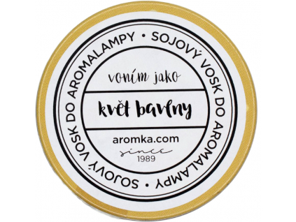 AROMKA Prírodný vonný vosk do aromalampy sójový, Kvet bavlny, 35 g
