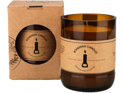 AROMKA Prírodná vonná sviečka sójová v pivnej fľaši, Levanduľa 150 ml 1