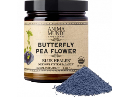 Anima Mundi Butterfly Pea Flower, Klitória ternatská, Organic, 127 g