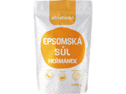 Allnature Epsomská soľ, Harmanček, 1000 g