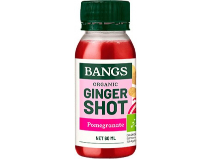 Bangs BIO Zázvorový shot s granátovým jablkom, 60 ml